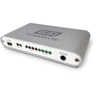 ESI MAYA44 USB+ | Portables USB-Audiointerface mit 4 Ein- und 4 Ausgängen