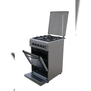 GASLINE Gas Standherd 50cm SHGG5060AZU 4 flammig, Gasbackofen Grill Umluft Propangas/Erdgas