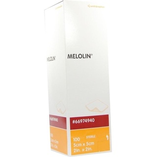 Smith & Nephew MELOLIN 5X5 WUNDAUFLAGE steril