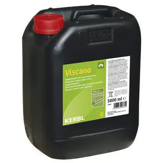 Kerbl Sägekettenöl Viscano (5 Liter Kanister, Viskosität bei 40 °C: 100 mm2/s, mineralisches Hochleistungs-Kettenöl) 29860,