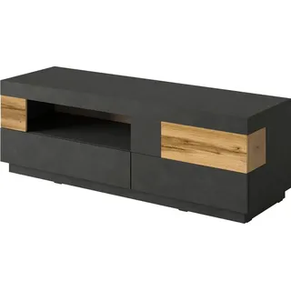 OTTO home Silke TV-Lowboard 160 cm anthrazit matera/votaneichefarben