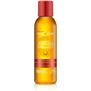 Creme of Nature Argan Oil Heat Protector Hitzeschutz, Feuchtigkeitsspendend und Glanzgebend mit Arganöl, Pflege für alle Haartypen - 118 ml