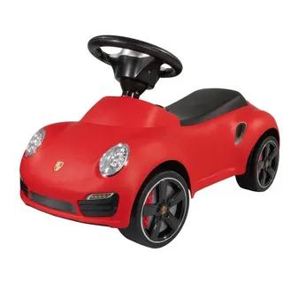 Lemodo Rutschauto Porsche 911, rot, Kinderfahrzeug mit Hupe und Überschlagschutz, Rutscherfahrzeug
