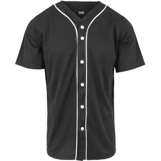 URBAN CLASSICS Baseball Mesh Jersey - Schwarz