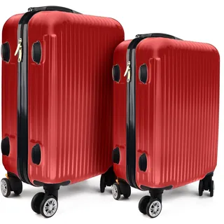 Hti-Living High Level Koffer-Set 2-tlg. rot