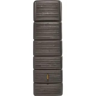 4rain Slim Wood Decor Wandtank 300 l darkwood
