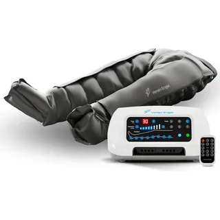 Venen Engel 8 Premium mit Lymph-Flow Pants | 8 Luftkammern 6 Massageprogramme | Medizinisch zertifiziert | Recovery Boots Beinmassagegerät | Ergänzend zu manueller Lymphdrainage