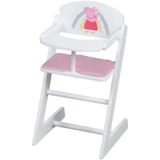 roba Puppenhochstuhl Peppa Pig Weiß,