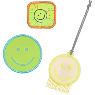 Lässig Anhänger & Patches Set, Smile