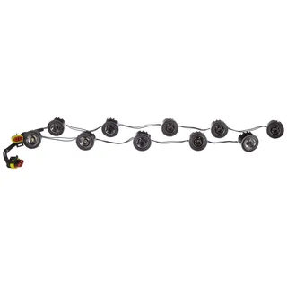 Hella 2PT 177 696-701 LED-Tagfahrleuchtensatz - LEDayFlex - 12/24V - rund - Einbau - Lichtscheibenfarbe: glasklar - Kabel: 120mm - Fahrzeugfront 2PT177696 701