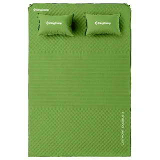 KingCamp Comfort Double II Isomatte 198x130x4cm, grün