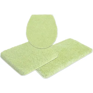 Badematte »Sanremo«, Höhe 30 mm, rutschhemmend beschichtet, fußbodenheizungsgeeignet, besonders weich durch Microfaser, Badematten auch als 3 teiliges Set erhältlich