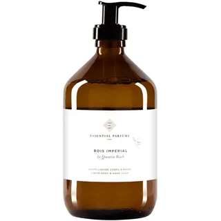 Essential Parfums Bois Imperial Hand- und Körperseife Flüssigseife Nachfüllbar - 0.5 l