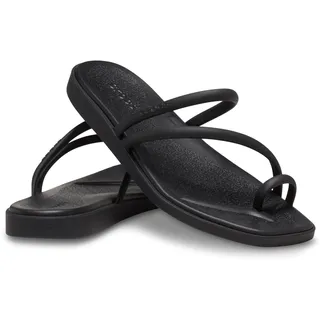 Crocs Herren Miami Toe Loop Sandal Sandalen, Black, 33/34 EU