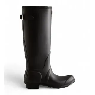 Hunter für Damen. WFT1001RMA Orig Back Verstellbare Stiefel schwarz (39), Wohnung, Keine, Lässig
