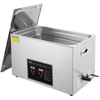 Vevor Ultraschallreiniger Edelstahl-Reinigungsgerät 752 W, 30 L Ultraschallreinigungsgerät mit Digitaler Anzeige 0-30 Min, Reinigung Ultraschall für Schmuck, Brillen, Uhren usw.