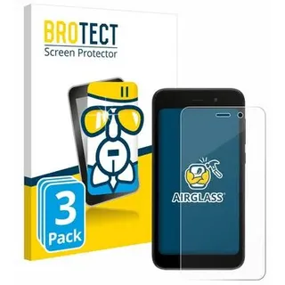 3x BROTECT AirGlass Glas Panzer-Folie für Wiko Y52 -