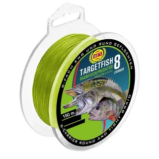 WFT TF8 Raubfisch Schnur Chartreuse 150m, Durchmesser/Tragkraft:0.18mm / 13kg Tragkraft