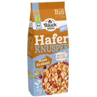 bauck m�hle Bauckhof Hafer Knusper Müsli Nuss Krokant bio