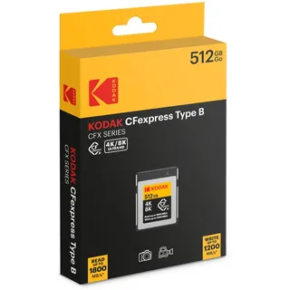 Kodak CFexpress Typ B 512GB Speicherkarte