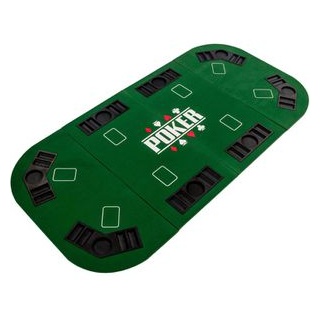 Maxstore Pokermatte 20030130, 160 x 80 cm, rechteckig, 8 Spieler, grün