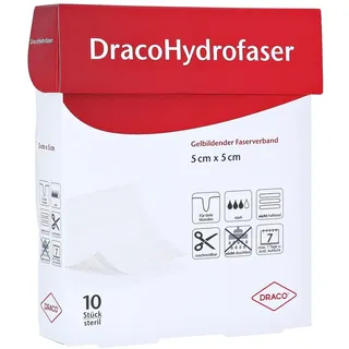 dr. ausbüttel gmbh & co. kg Dracohydrofaser 5 x 5 cm 10 St.