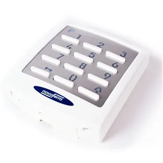 Attas Funkcodeschloss Metall DigiCode 433 MHz Tormatic weiß - weiß