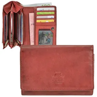 Bear Design Geldbörse Damen rot