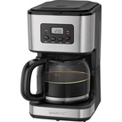 Clatronic Siebträgermaschine ES 3643 Schwarz, Edelstahl 850W mit Tassenwärmer, mit