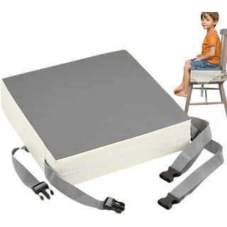 Sitzerhöhung Esszimmerstuhl für Kleinkinder, PU-Leder, waschbar, Baby-Sitzerhöhung für Esstisch, abnehmbarer, verstellbarer Baby-Sitzerhöhung für Esstisch, tragbares Reisekissen