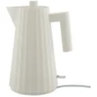 plissè, weißer elektrischer wasserkocher, alessi