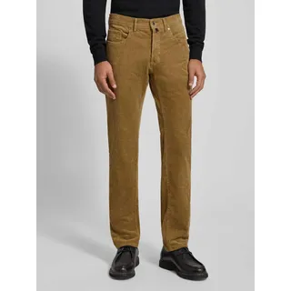 Pierre Cardin Regular Fit Cordhose mit Eingrifftaschen Modell Laval Beige, 36/30