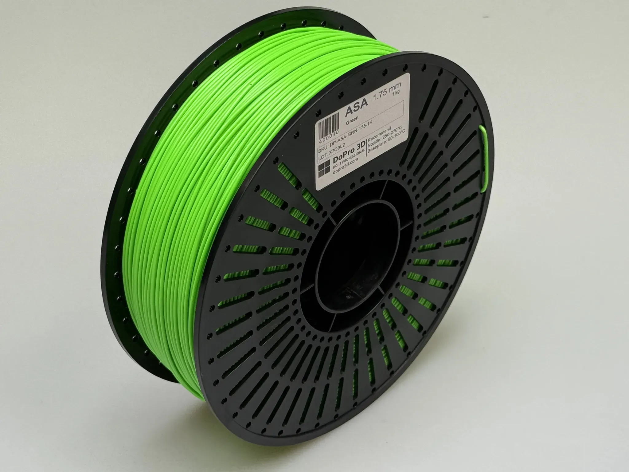 DoPro 3D ASA Filament Classic Green – Nexyl Class – 1,75 mm – 1,0 kg