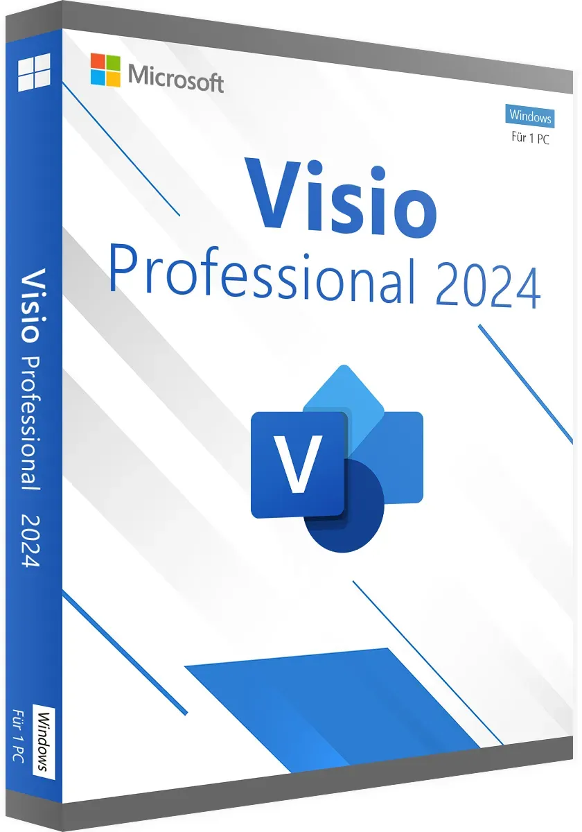 Microsoft Visio 2024 Professional Windows Retail Lizenz | Accountgebunden