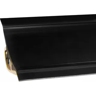 Holzbrink - Küchenabschlussleiste Schwarz Küchenleiste pvc Wandabschlussleiste Arbeitsplatten 23x23 mm 150 cm