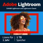 Lightroom | 1 Benutzer | 1 Jahr | 1 TB Cloud-Speicher