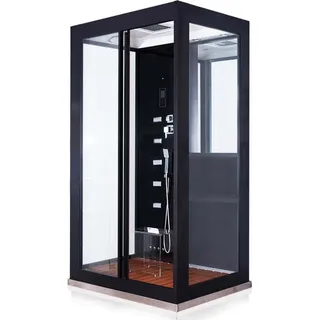 Home Deluxe Black Luxory XL Dampfduschkabine