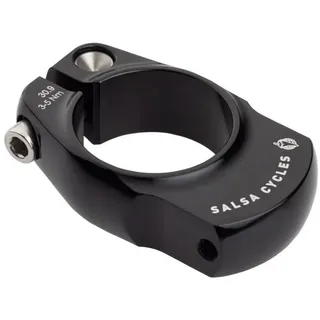 Salsa Post-Lock Sattelstützenklemme mit Gepäckträgeraufnahme, 30.9mm, black