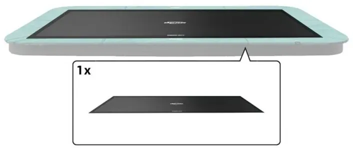 BERG AirFlow Sprungtuch für Ultim Champion 410 Trampoline, rechteckig