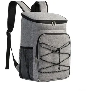 Wasserdichter isolierter Kühlrucksack 30L Tasche für Abenteuer und Picknicks (grau)