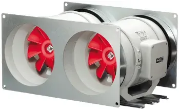 Helios Multivent Parallel-Twin-Unit MVP 160 ? 1100 m3/h ? 230 V ? DN 160 ? IP44 ...