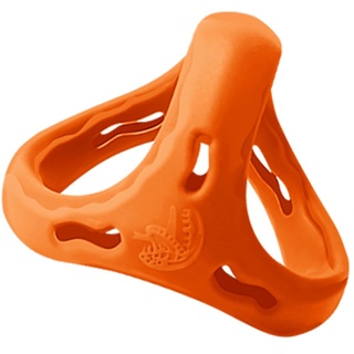 Jixaxe Silikon Penisring Cockring 3 in 1 Dreieck Penisringe für Harte und Lange Erektion Dehnbar Ejakulation Verzögern Cockringe Hodenringe SM Bondageset Sexspielzeug für Männer Paare (Orange)