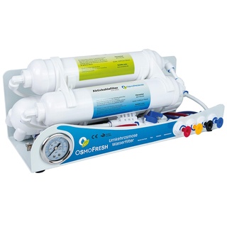 Osmofresh: Osmoseanlage Smartline Gold 50 GPD | Umkehrosmose Wasserfilter bis zu 190L Tagesleistung Direct Flow Frischwasser - kein Tank erforderlich | Aquaristik | Meerwasseraquaristik