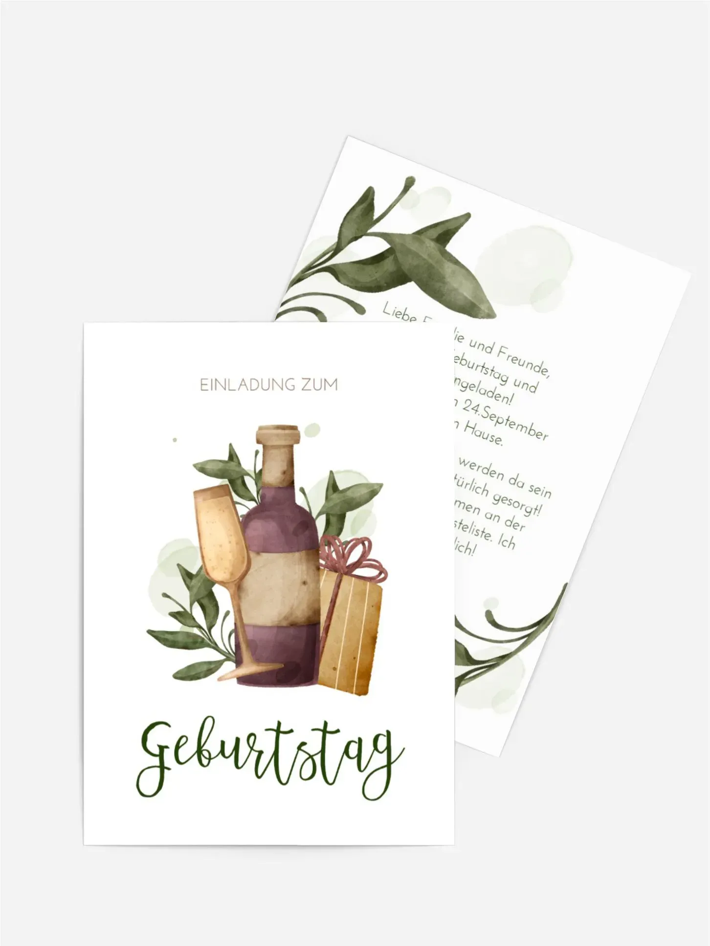 Einladungen zum Geburtstag  selbst gestalten mit Spruch und Fotos im Onlinedesigner bei Meine-Kartenmanufaktur.de