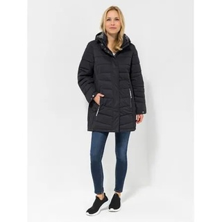 CENTIGRADE ACTIVE Funktions-Steppjacke Kapuze mit Kunstfell mit Webpelz Teflon EcoEliteTM