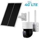 LUVISION 4G / LTE DUO PTZ Solar Überwachungskamera Kamera für SIM Karte 12x opt. Zoom Sirene