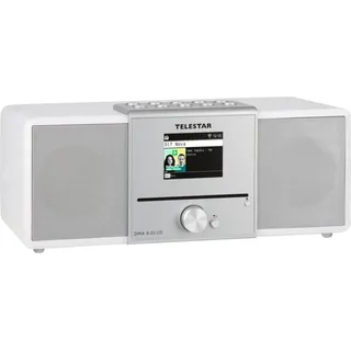 Telestar DIRA S 32i CD DAB+, UKW, Internet DLNA, WLAN, Radio, Weiss