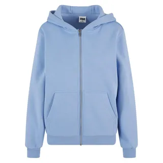 URBAN CLASSICS Ladies Fluffy Zip Cardigan powderblue - Gr.: 4XL
