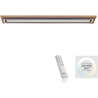 Paul Neuhaus LED-Panel Palma Holzdekor 107 x 19 cm