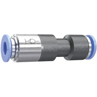 Riegler Gerade Steckverbindung »Blaue Serie«, selbstabsper., Schlauch- Ø8, 199.08-2
